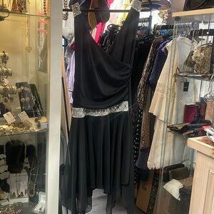 Studio Y black vintage halter dress medium